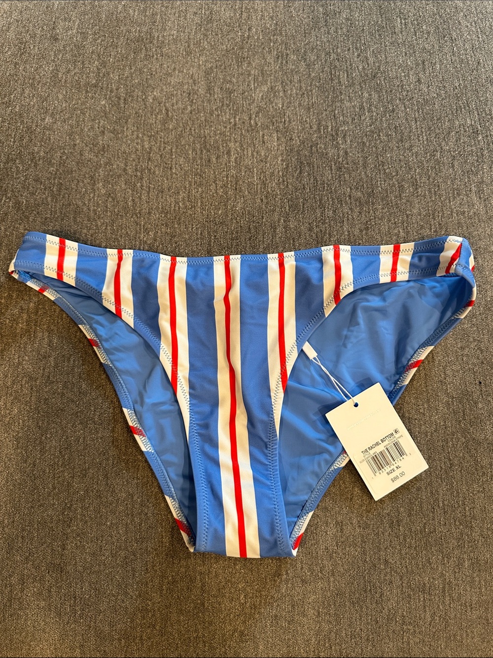 Solid & Striped Rachel Americana striped bikini bottom